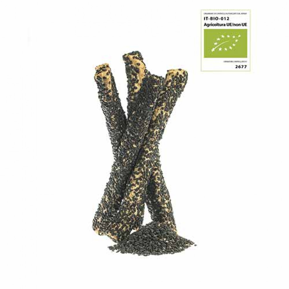 Grissini con Semi di Sesamo Nero BIO Grissini con Semi di Sesamo Nero BIO